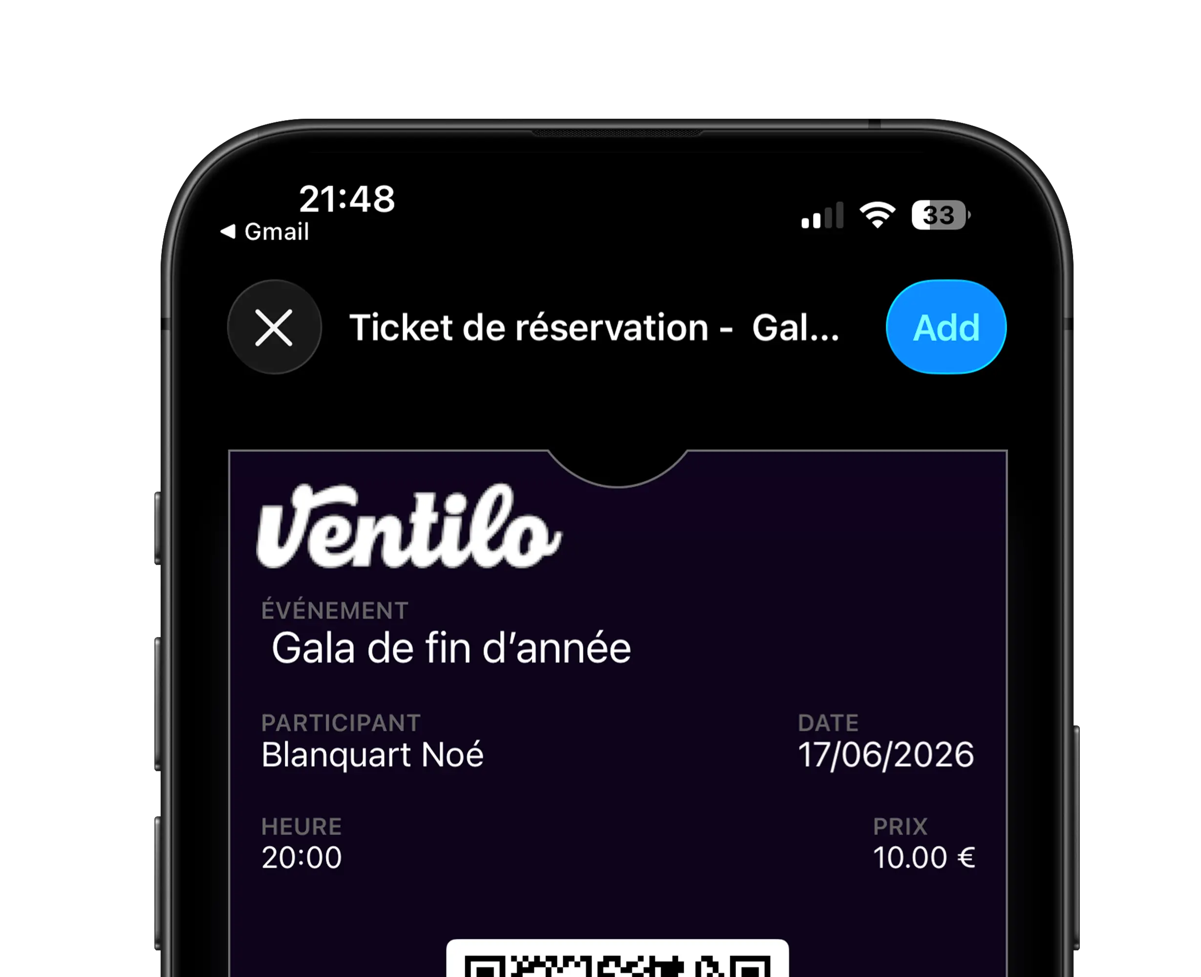 Contrôle des accès sur mobile